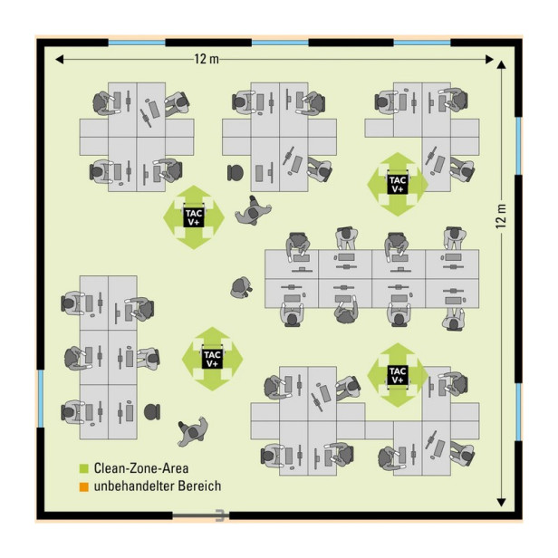 Nagy teljesítményű légtisztító Trotec TAC M bazaltszürke / fekete 