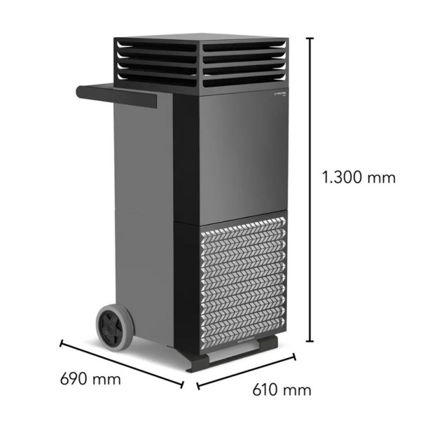 Nagy teljesítményű légtisztító Trotec TAC M bazaltszürke / fekete 