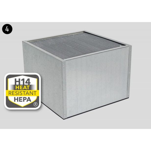 Nagy teljesítményű légtisztító Trotec TAC V+ 