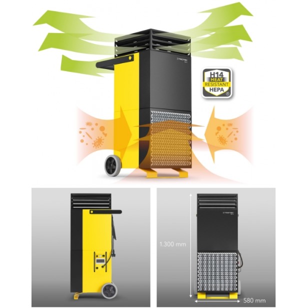 Nagy teljesítményű légtisztító Trotec TAC V+ 