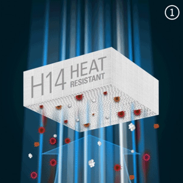 Nagy teljesítményű légtisztító Trotec TAC V+ 