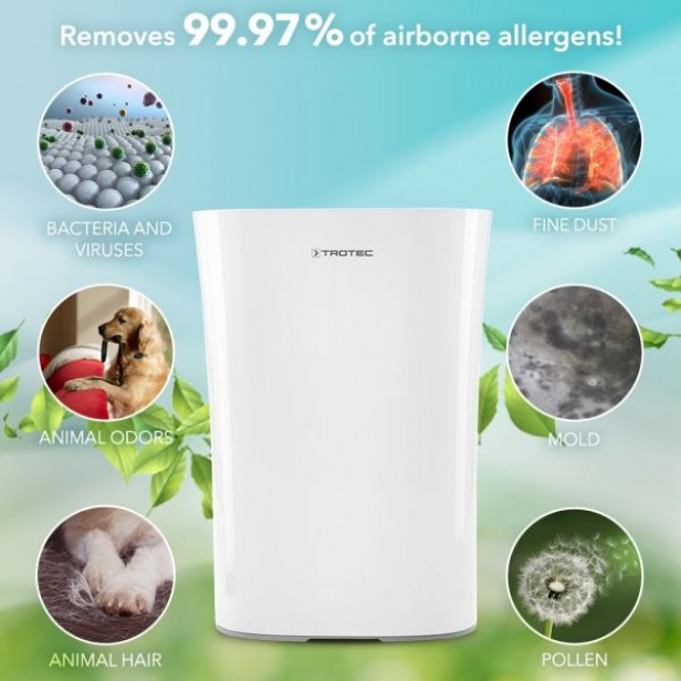 Trotec AirgoClean 110 E légtisztító 25 m2-ig