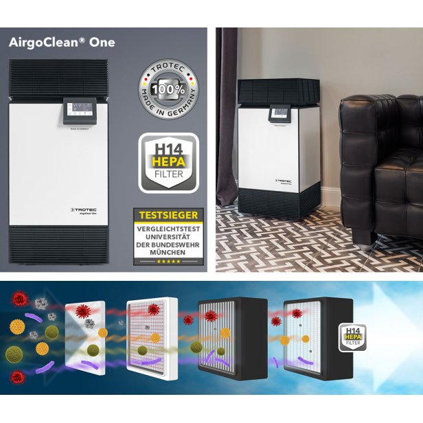 Trotec AirgoClean One légtisztító max. 600 m3/h